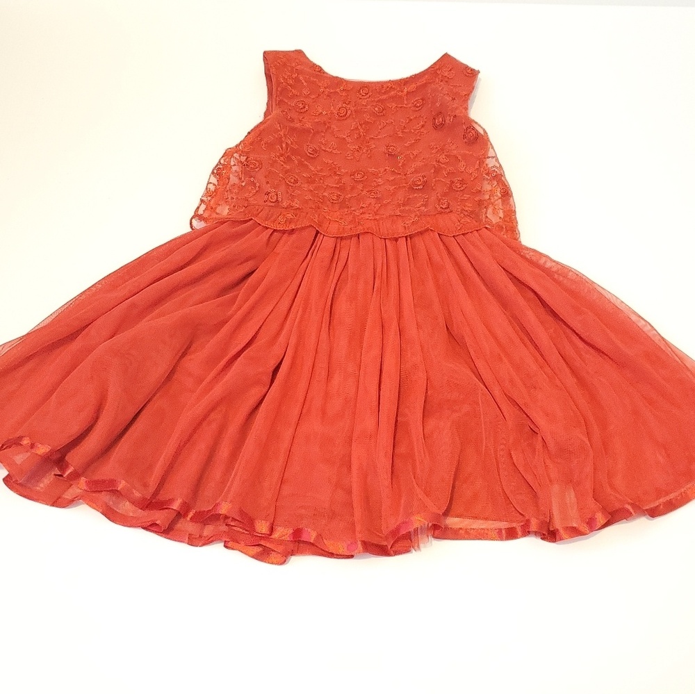 Red girls dress